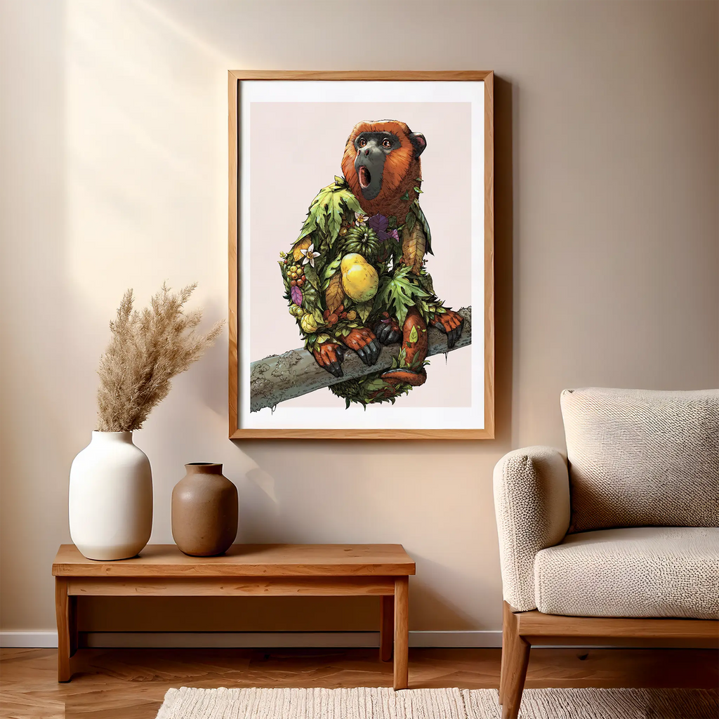 Howler Monkey Fine Art (45cmx63cm)