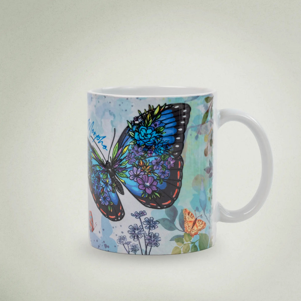 Mug Morpho Butterfly