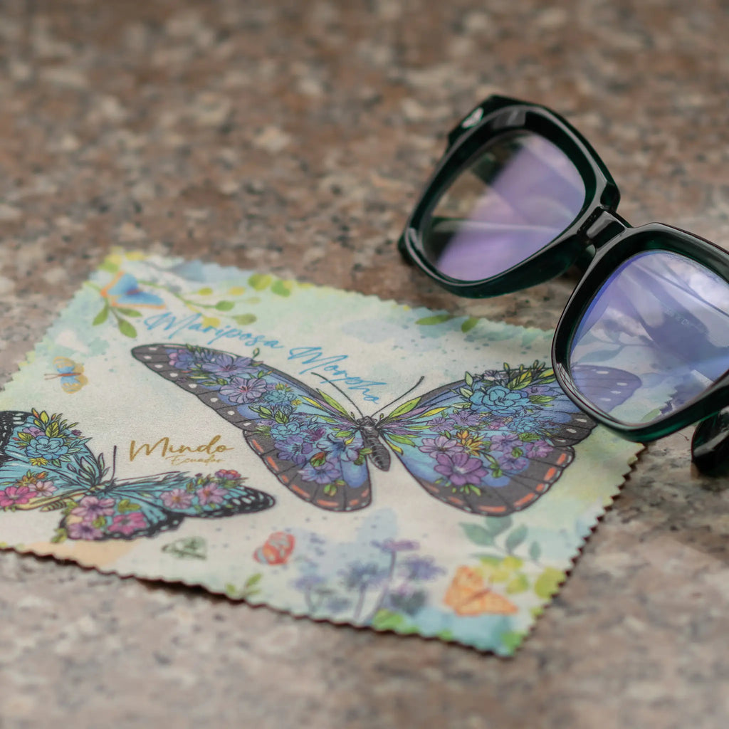 Limpia Gafas Mariposa Morpho
