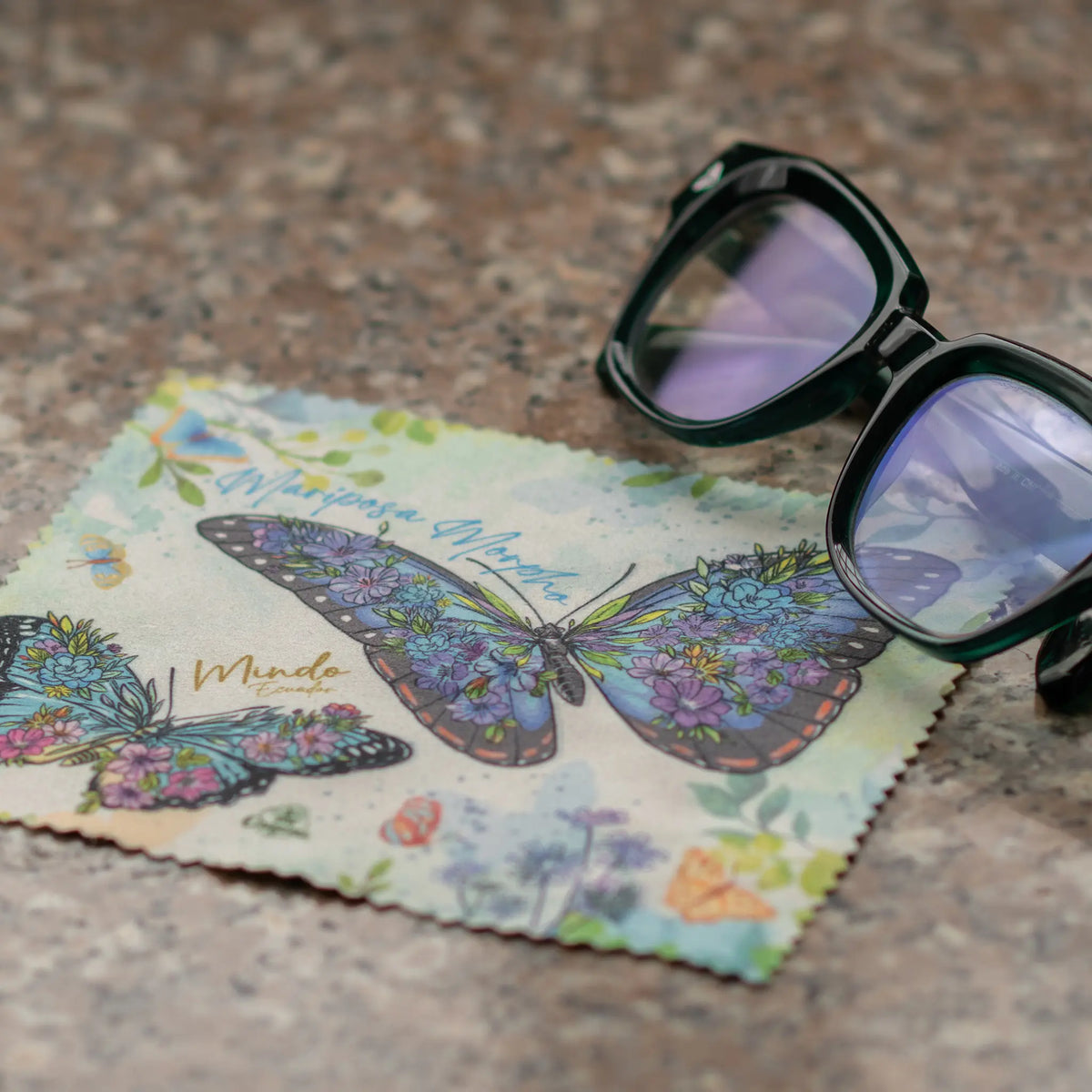 Limpia Gafas Mariposa Morpho