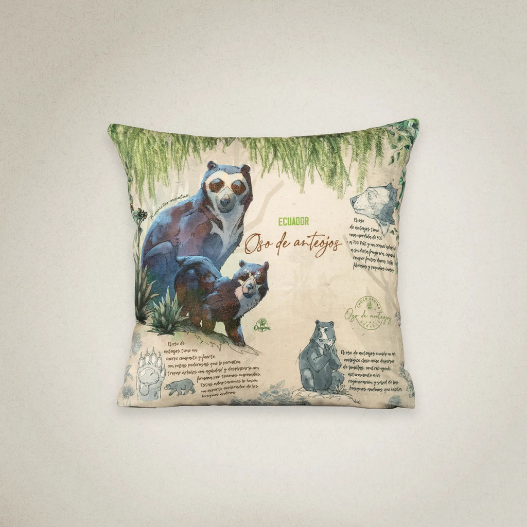 Cushion Cover Spectacled Bear
