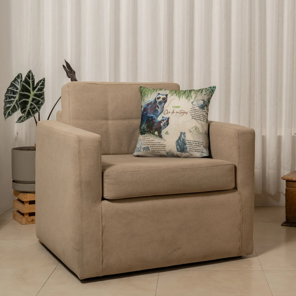 Cushion Cover Spectacled Bear