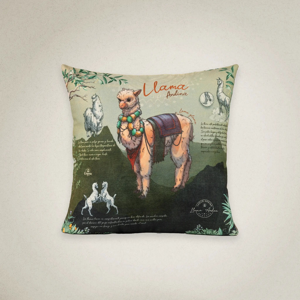 Cushion Cover Andean Llama