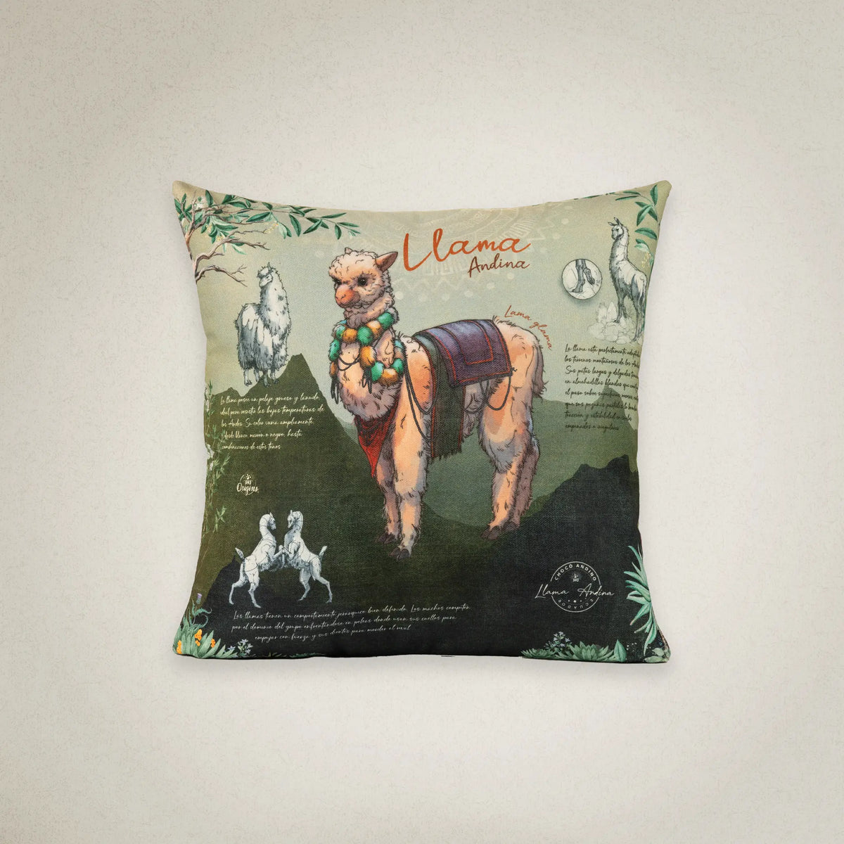 Cushion Cover Andean Llama