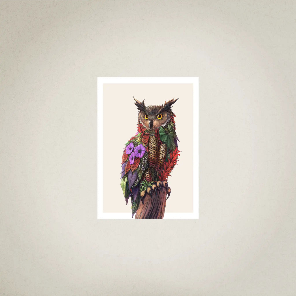Great Horned Owl Fine Art (45cmx63cm)
