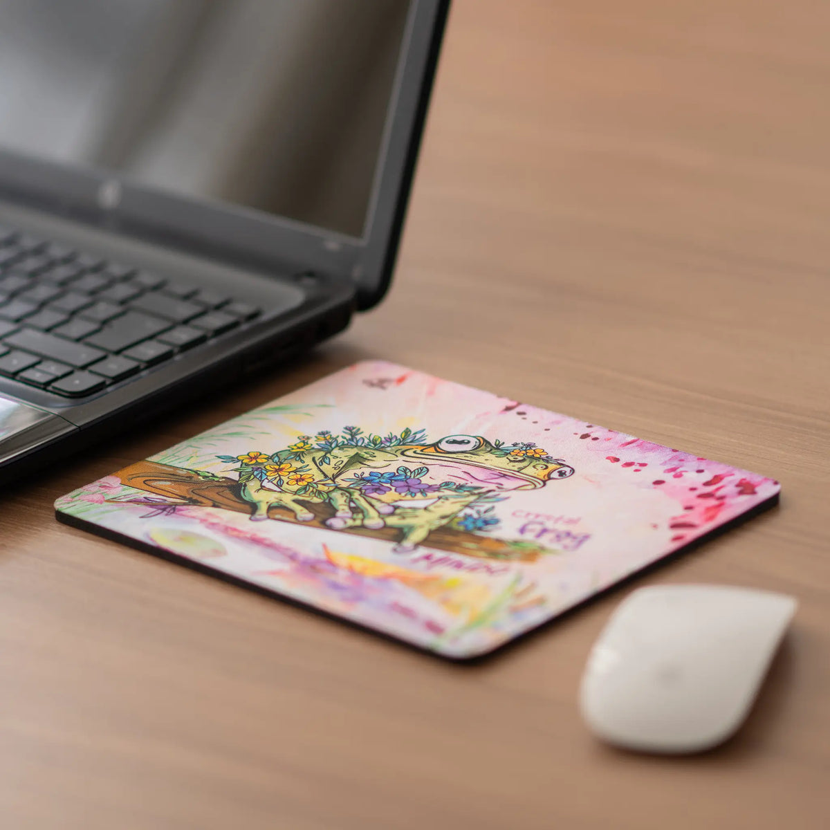 Mouse Pad Rana de Cristal