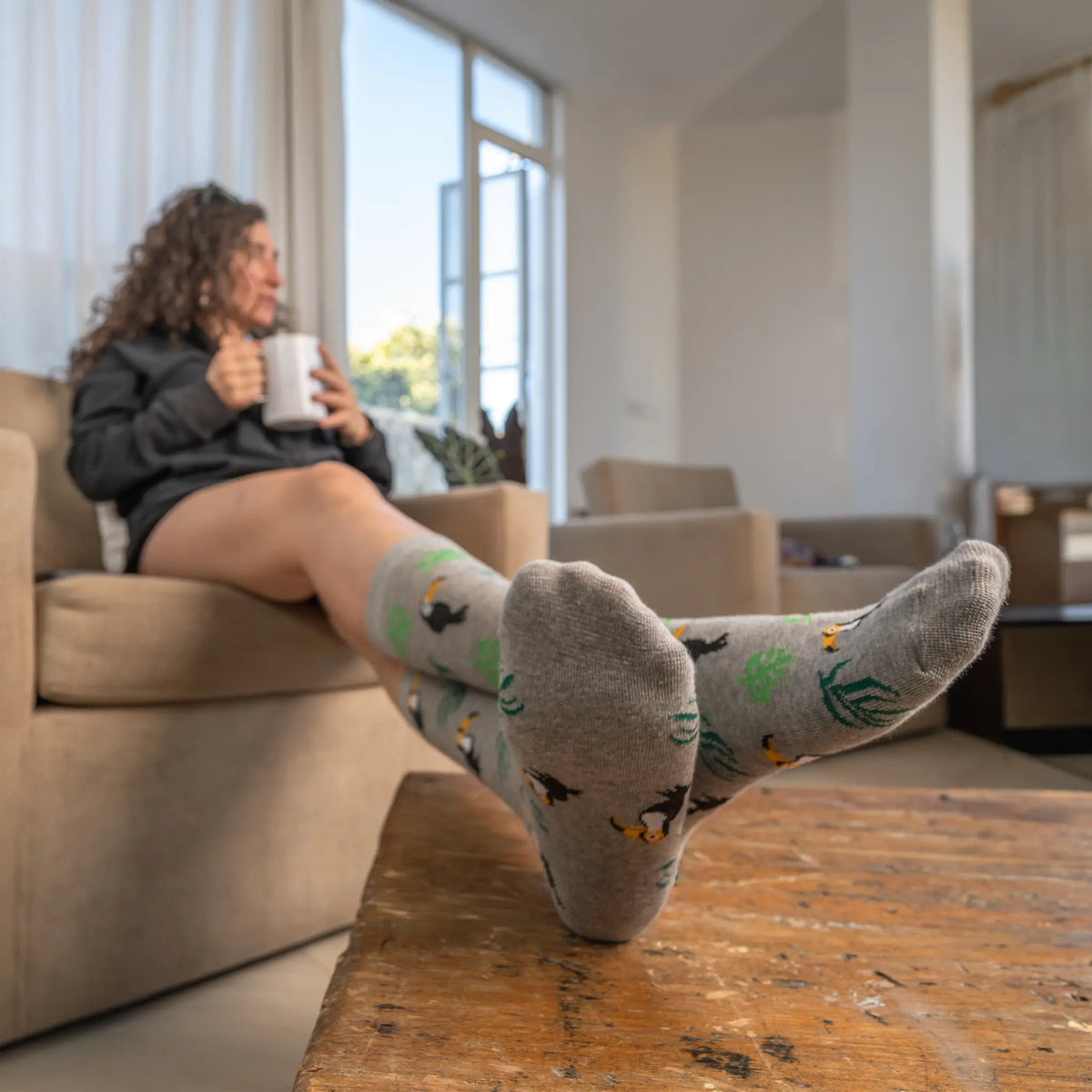 Choco Toucan Socks