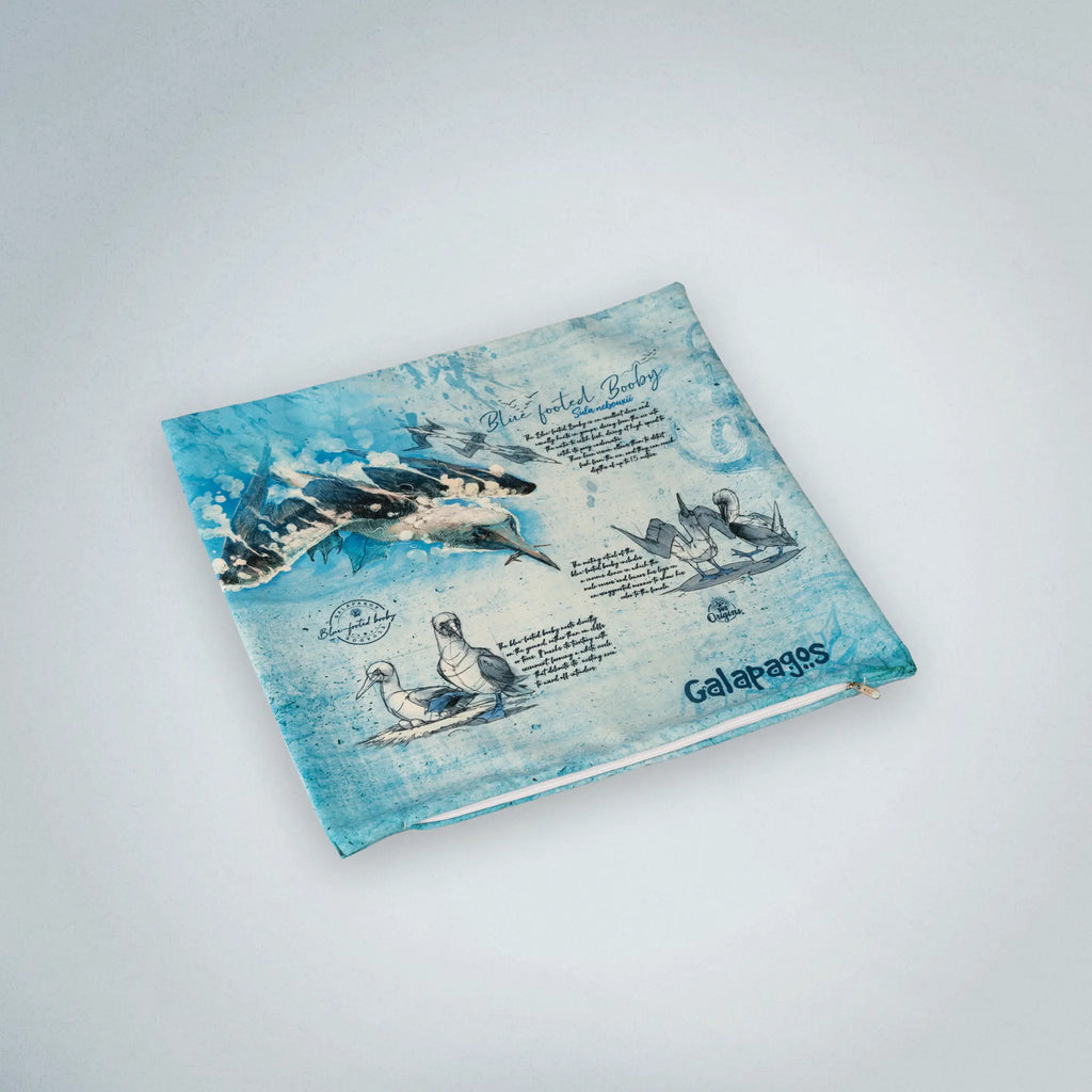 Cushion Cover Blue-Footed Booby