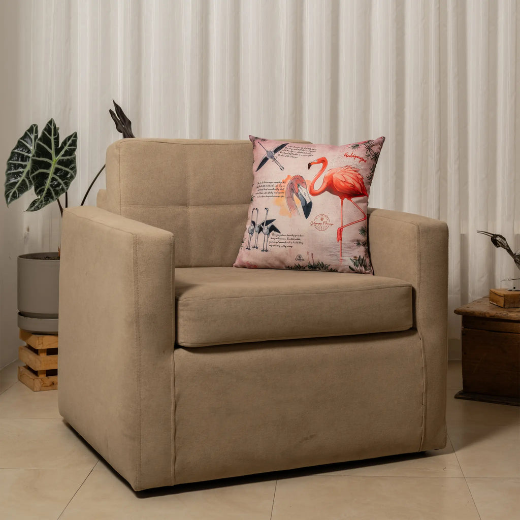 Cushion Cover Galapagos Flamingo