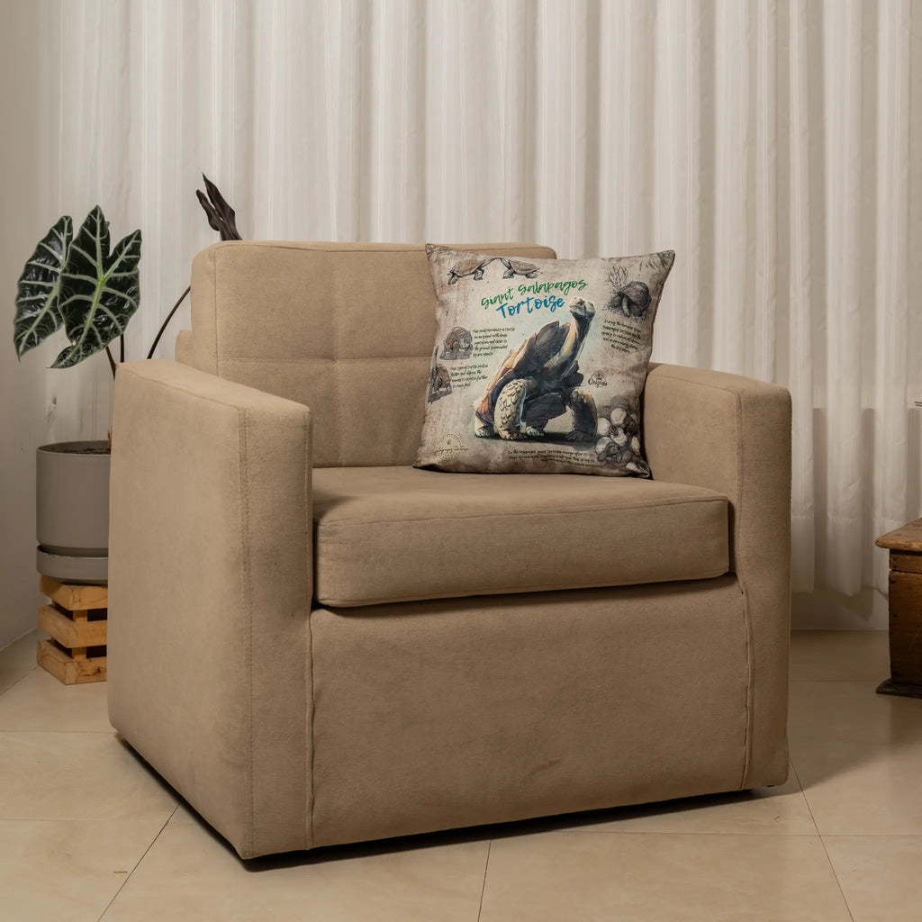 Cushion Cover Giant Galapagos Tortoise