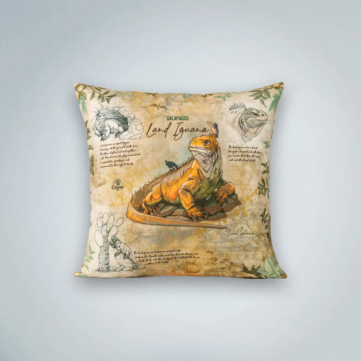 Cushion Cover Galapagos Land Iguana