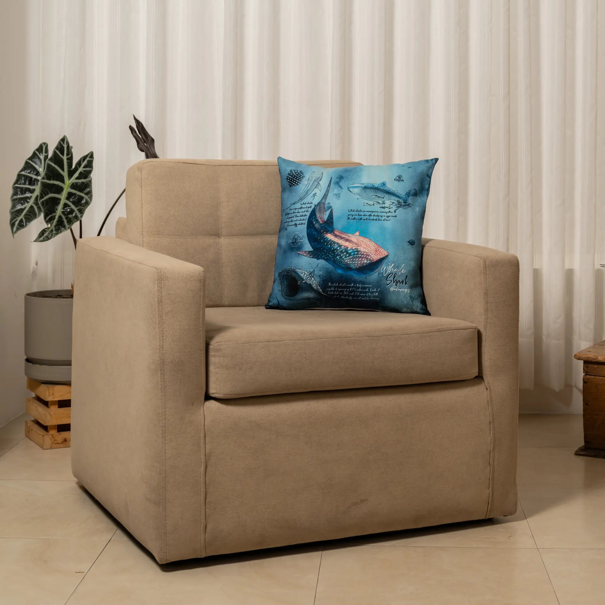 Cushion Cover Whale Shark
