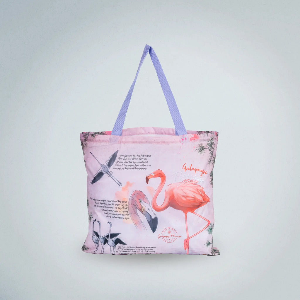 Eco Tote Bag Galapagos Flamingo