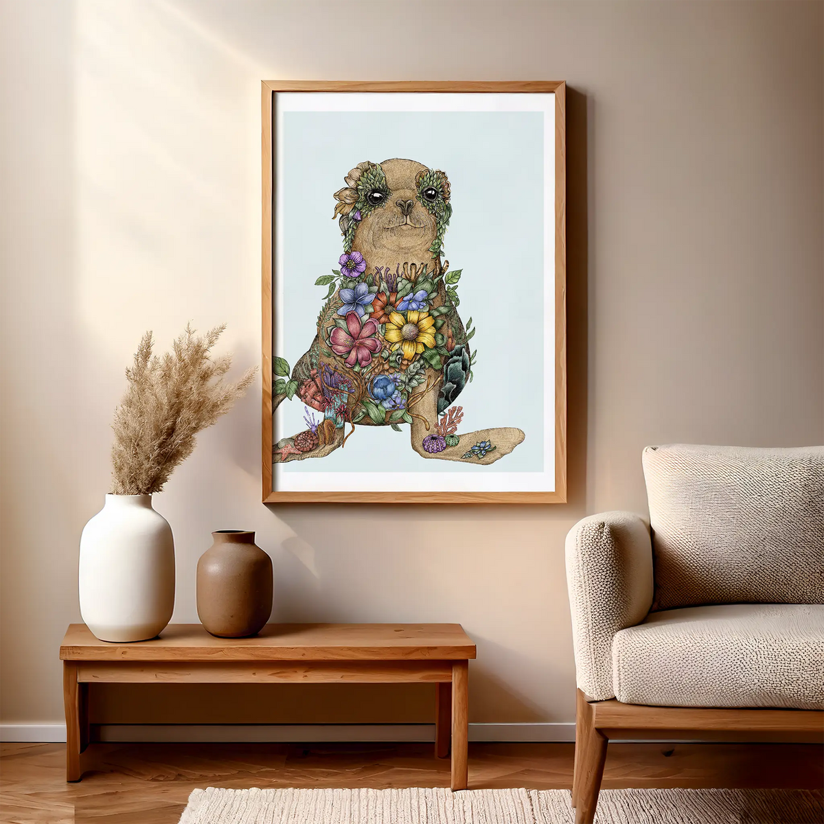 Sea Lion Baby Fine Art (45cmx63cm)