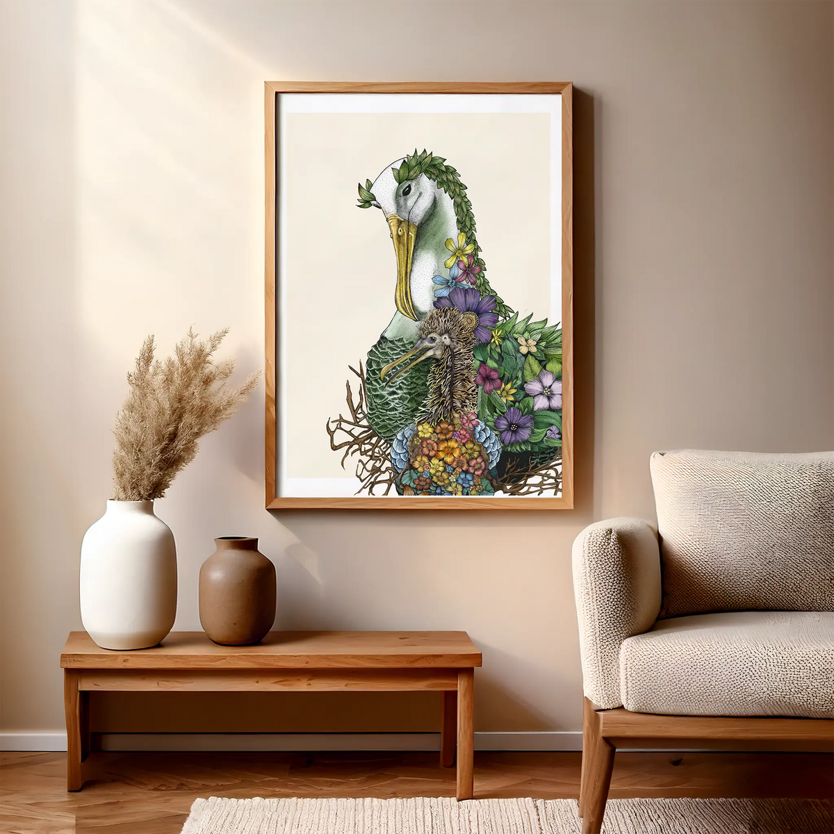Waved Albatross Fine Art (45cmx63cm)