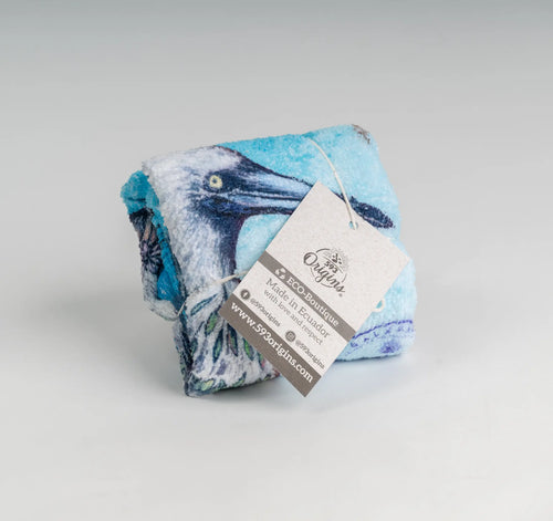 Blue-Footed Booby And Lonesome George Hand Towel
