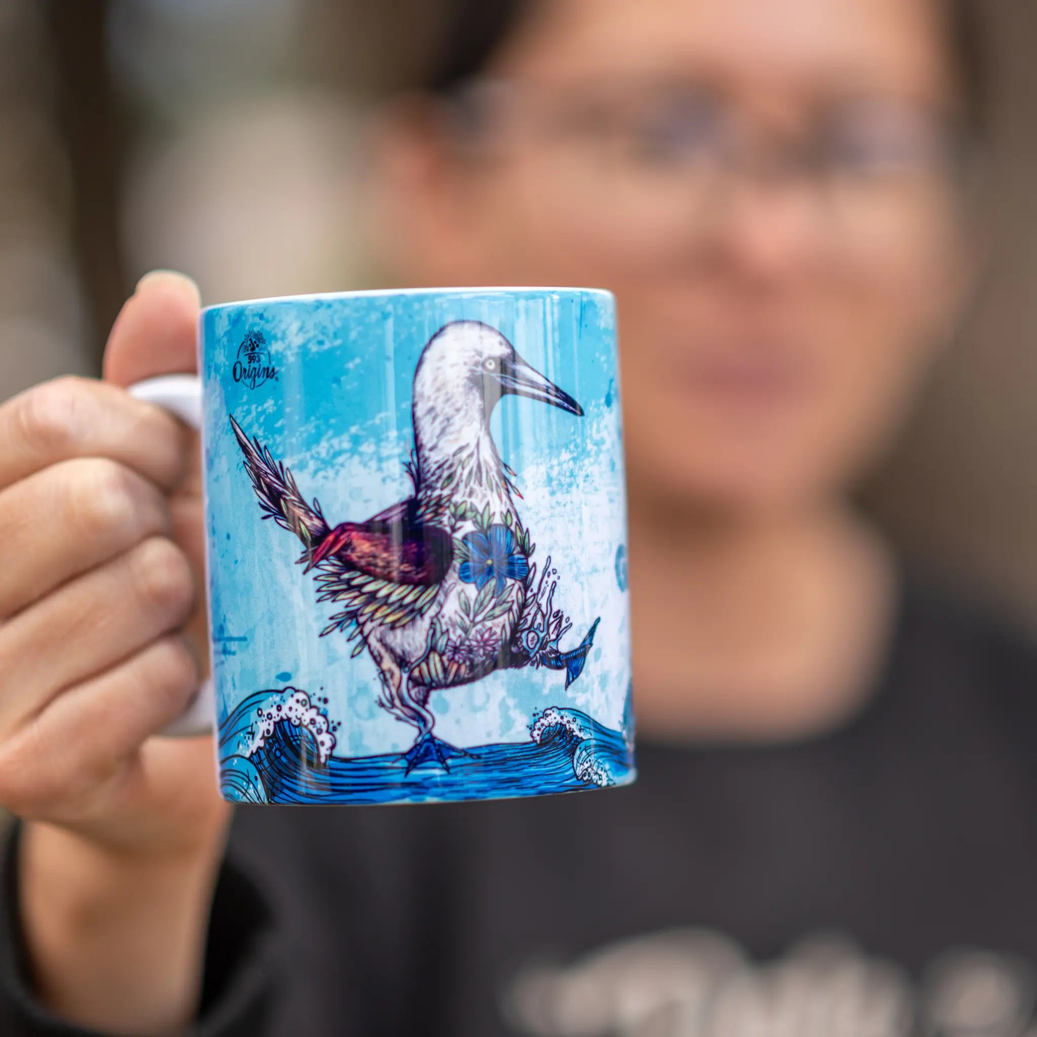 Taza Piquero Patas Azules
