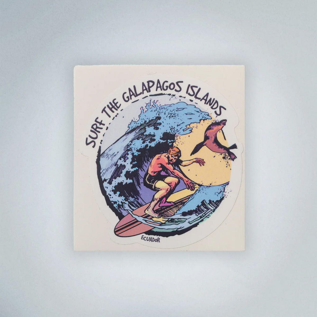 Sticker Surf en Galápagos