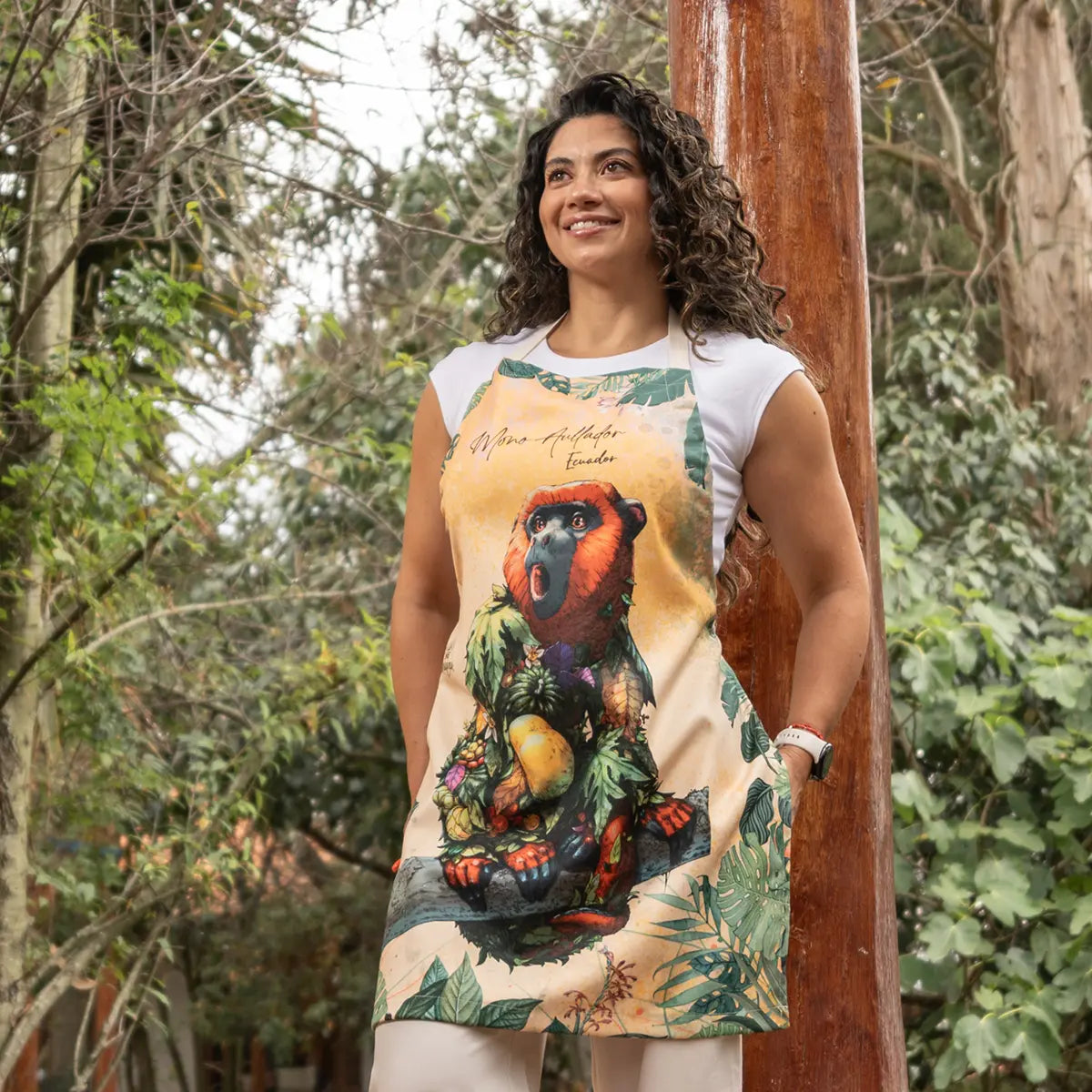 Howler Monkey Apron