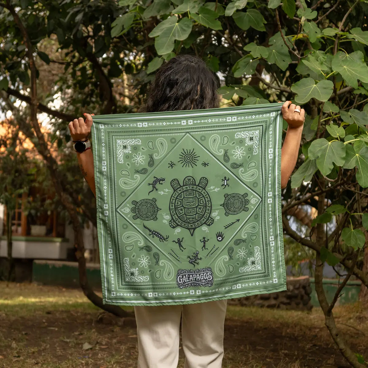 Galapagos Green Bandana