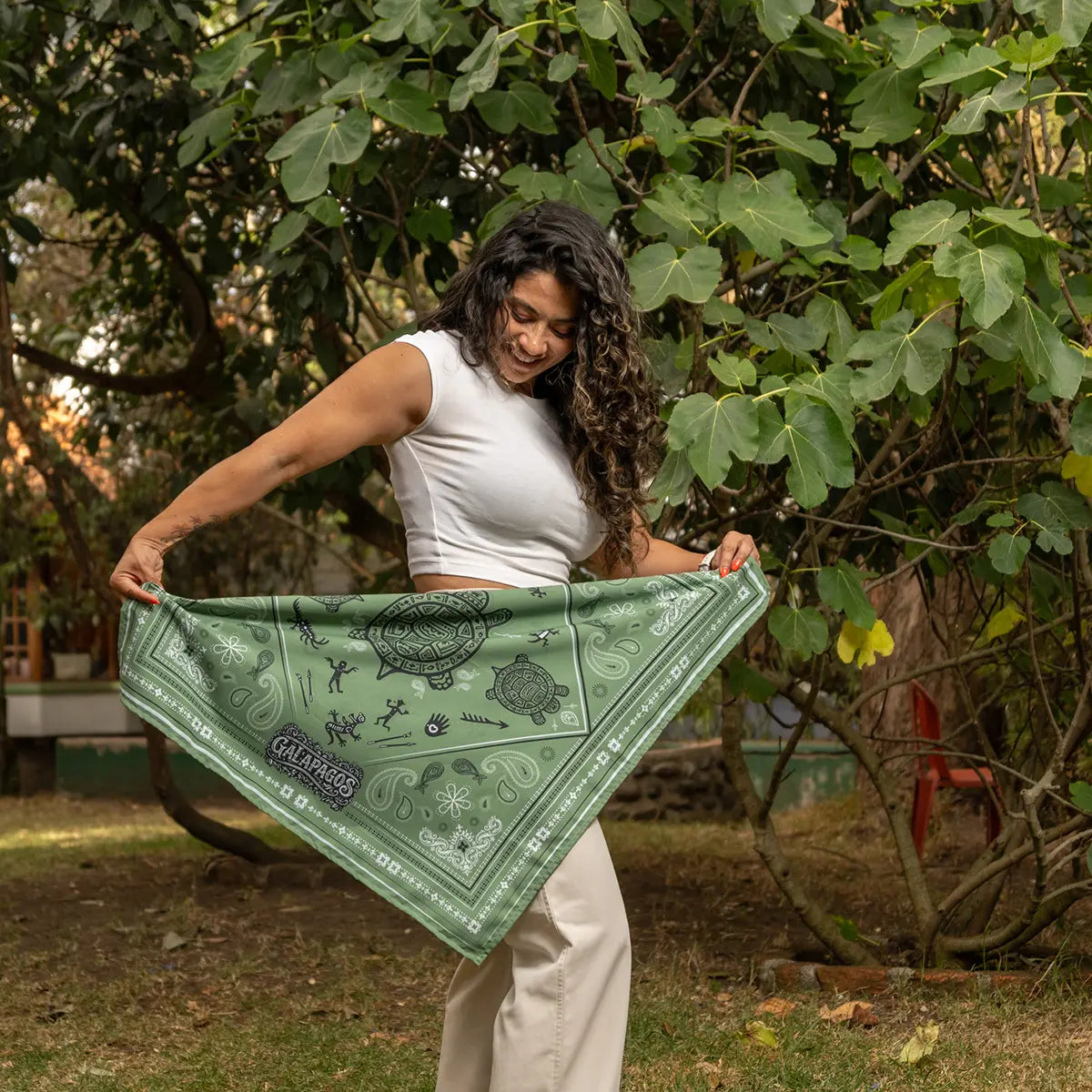 Galapagos Green Bandana