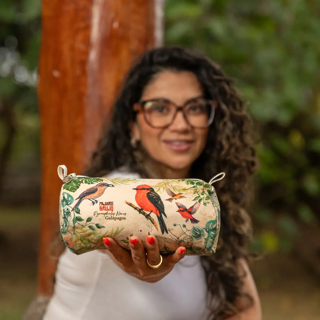 Vermilion Flycatcher Cosmetic Bag