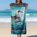 Blue-Footed Booby Beach Towel