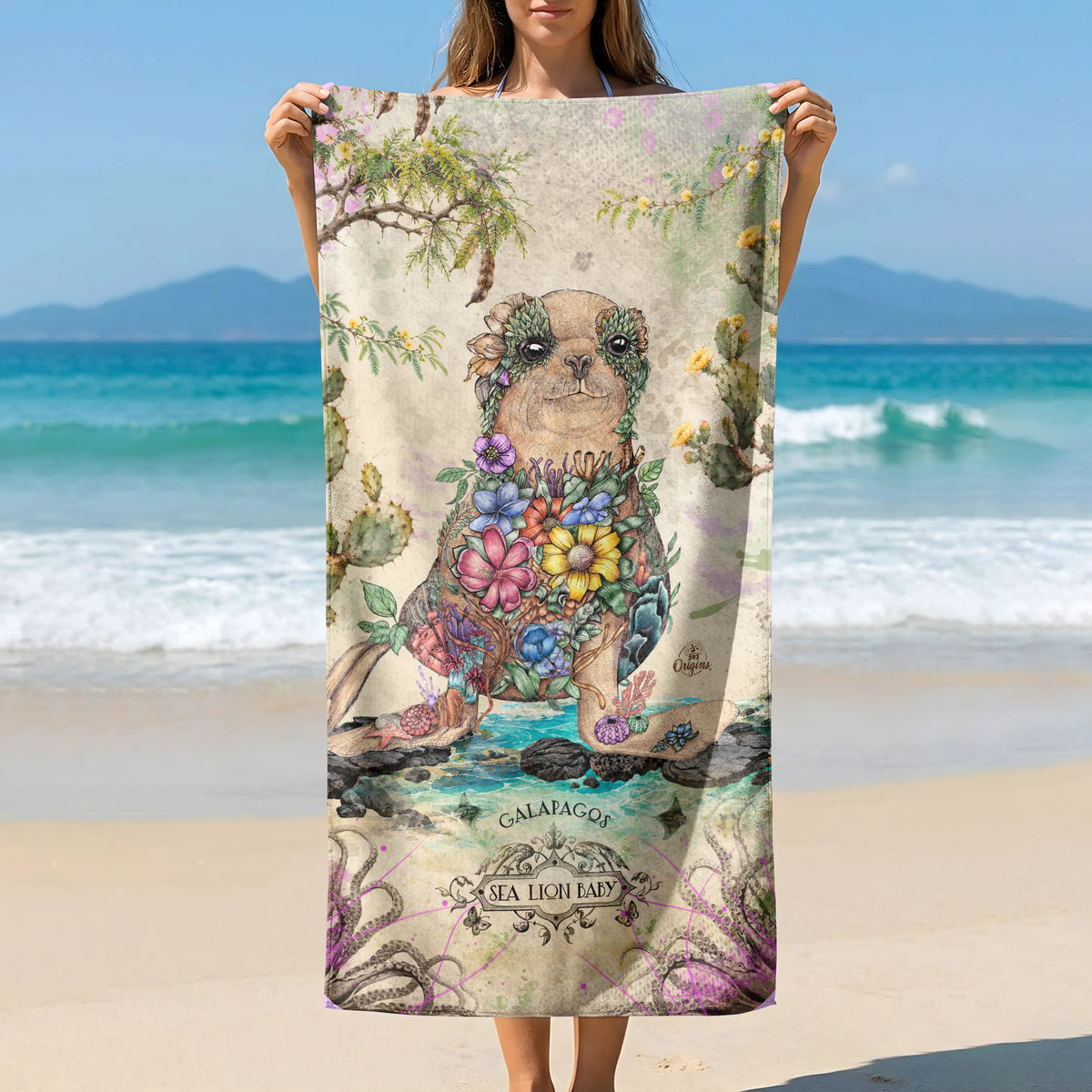 Sea Lion Baby Beach Towel