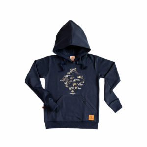 Islands Hoodie Prussian/Blue