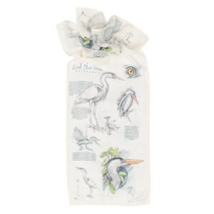 Chiffon-Scarf Blue Heron