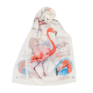 Chiffon-Scarf Flamingo